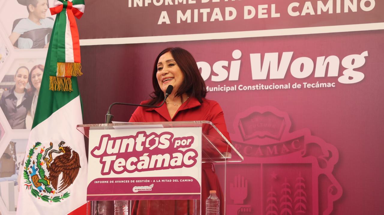 SEGURIDAD, OBRA PÚBLICA Y DESARROLLO SOCIAL EN TECÁMAC: LOS PILARES DEL GOBIERNO DE LA ALCALDESA ROSI WONG A 18 MESES DE SU GESTIÓN