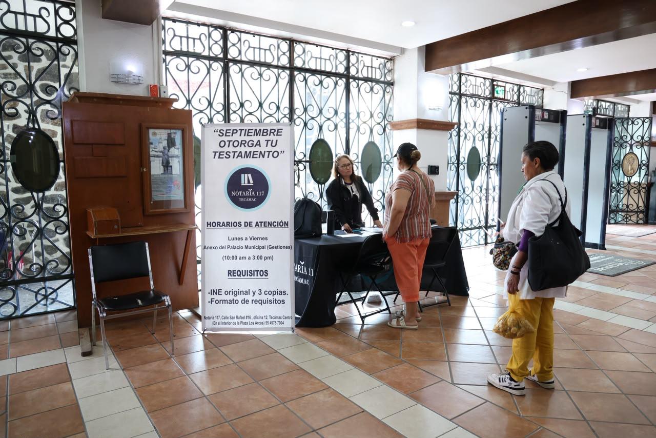 GOBIERNO MUNICIPAL DE TECÁMAC IMPULSA CERTEZA JURÍDICA CON TESTAMENTOS A BAJO COSTO DURANTE SEPTIEMBRE