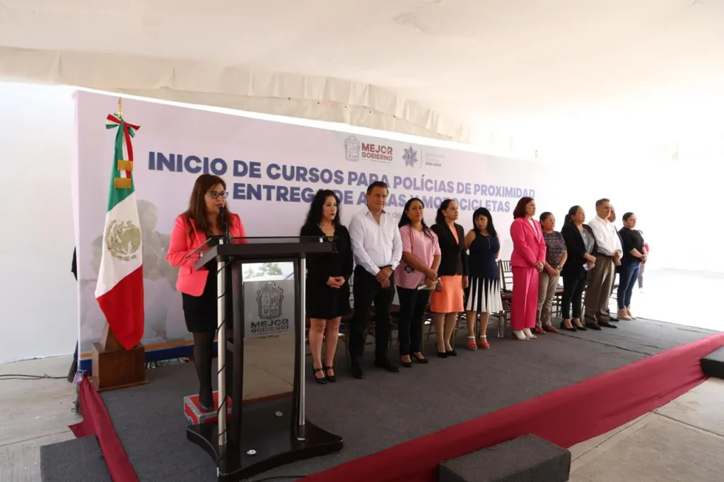 Rocío Miguel Hernández, inauguró los cursos de capacitación para elementos de la Guardia Civil 