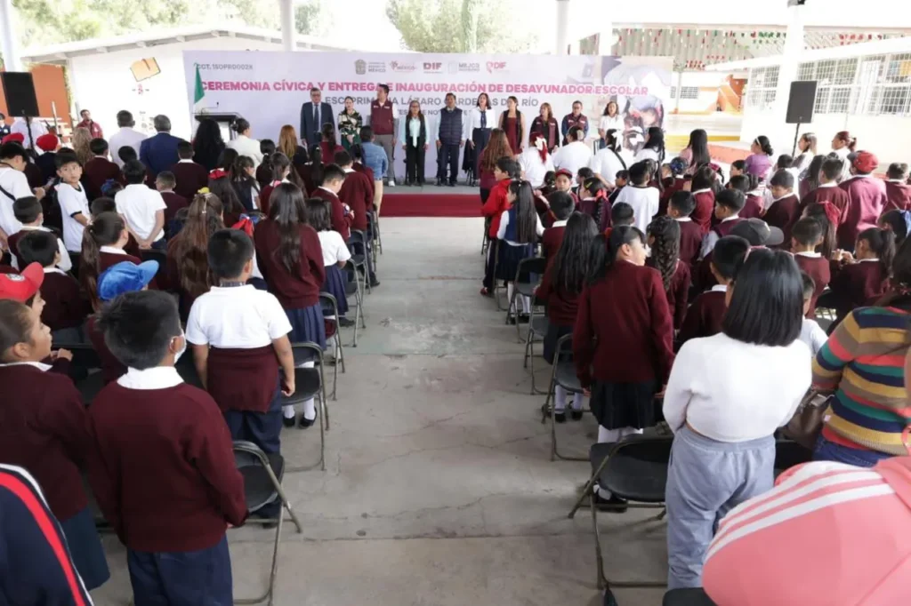 Inauguran en Tecámac Tres Desayunadores Escolares, Promueven Alimentación Saludable