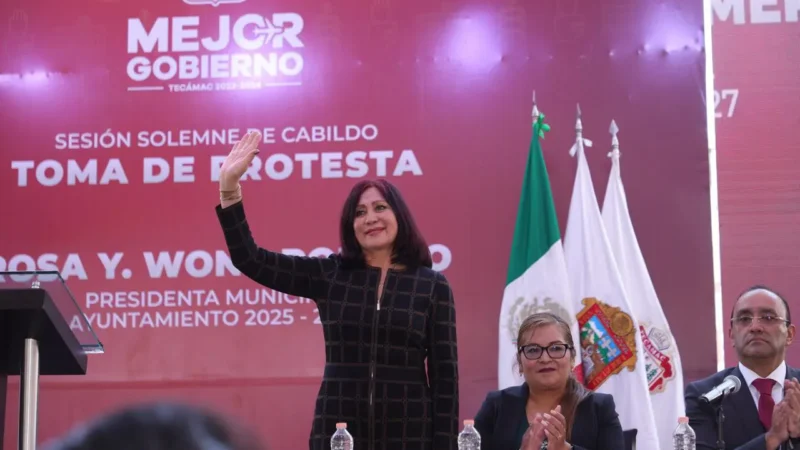 Rinde Protesta Rosi Wong como Presidenta Municipal de Tecámac, para el Periodo 2025-2027