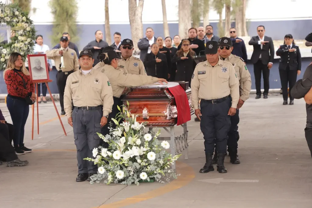 Gobierno de Tecámac rinde Homenaje a Policía Caído en Cumplimiento de su Deber
