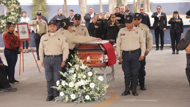 Gobierno de Tecámac rinde Homenaje a Policía Caído en Cumplimiento de su Deber