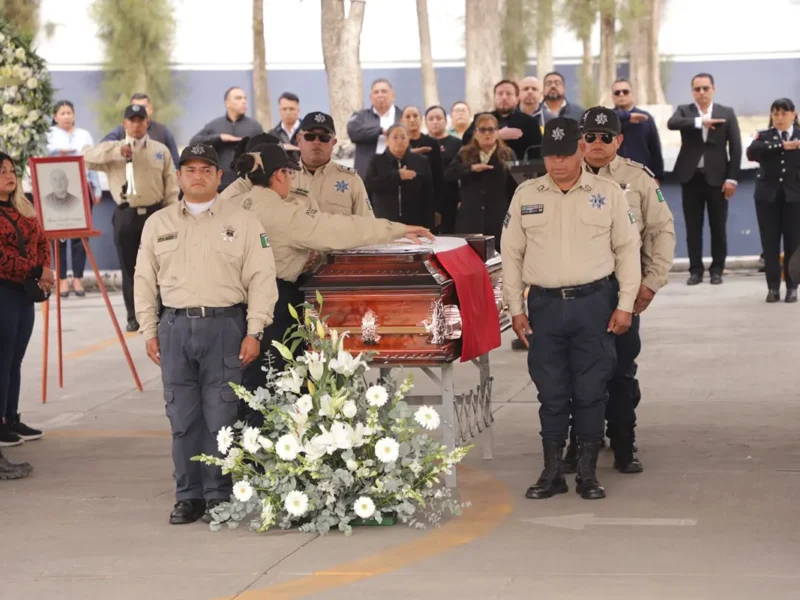 Gobierno de Tecámac rinde Homenaje a Policía Caído en Cumplimiento de su Deber