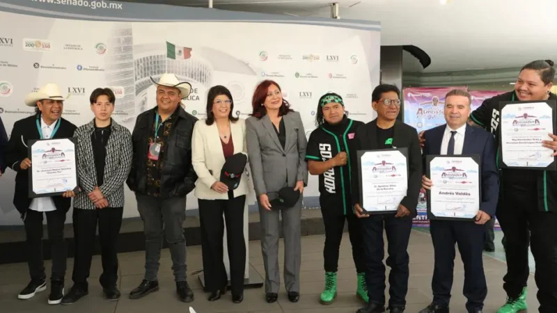 PRESENTAN IV EDICIÓN DEL FESTIVAL ATMÓSFERA DE TECÁMAC EN EL SENADO DE LA REPÚBLICA