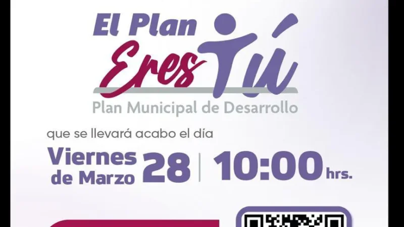 Invitación a conferencia de prensa "El plan eres tú"