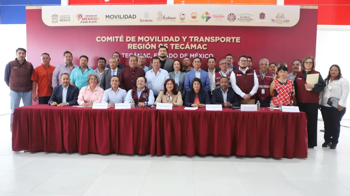 Presidirá Alcaldesa de Tecámac el Comité Regional de Movilidad y Transporte