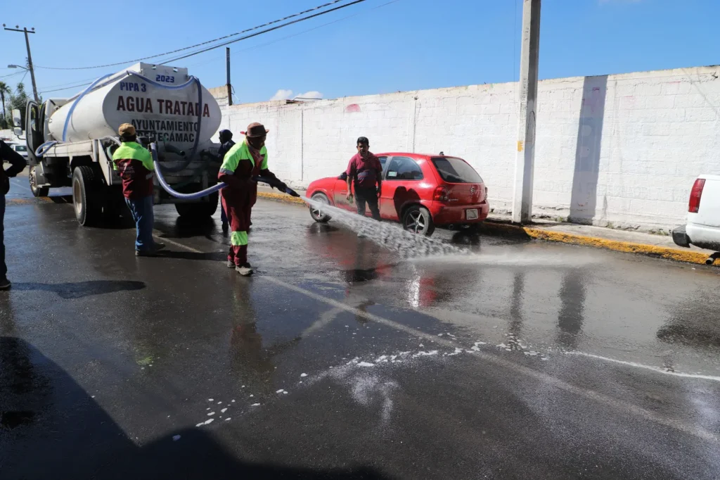 Gobierno de Tecámac en Alerta por Lluvias; Realiza Acciones Concretas para Mitigar Inundaciones