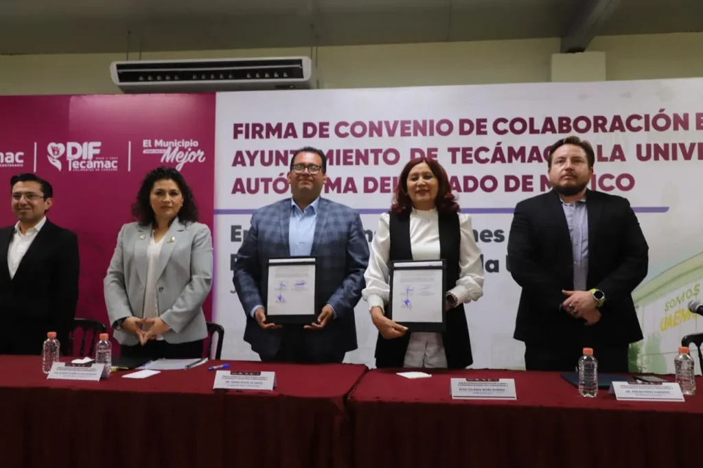 Firman Comodato para Nueva Preparatoria de la UAEMéx en Tecámac