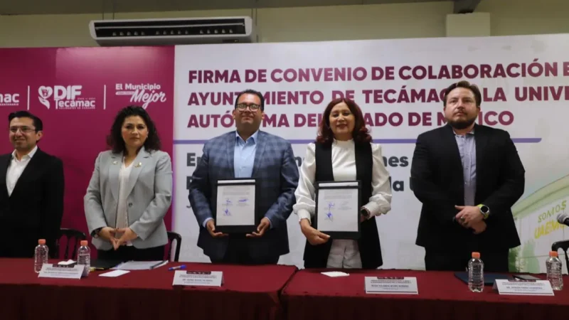 Firman Comodato para Nueva Preparatoria de la UAEMéx en Tecámac