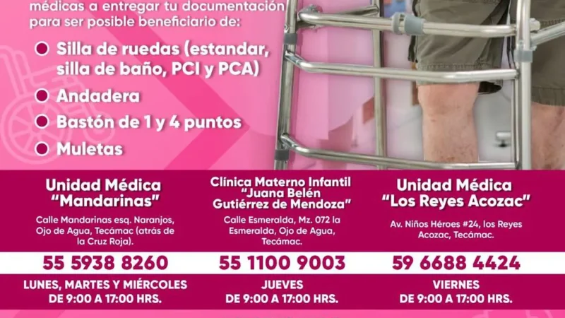 Entregará DIF Tecámac Aparatos Funcionales en Apoyo a los más Necesitados