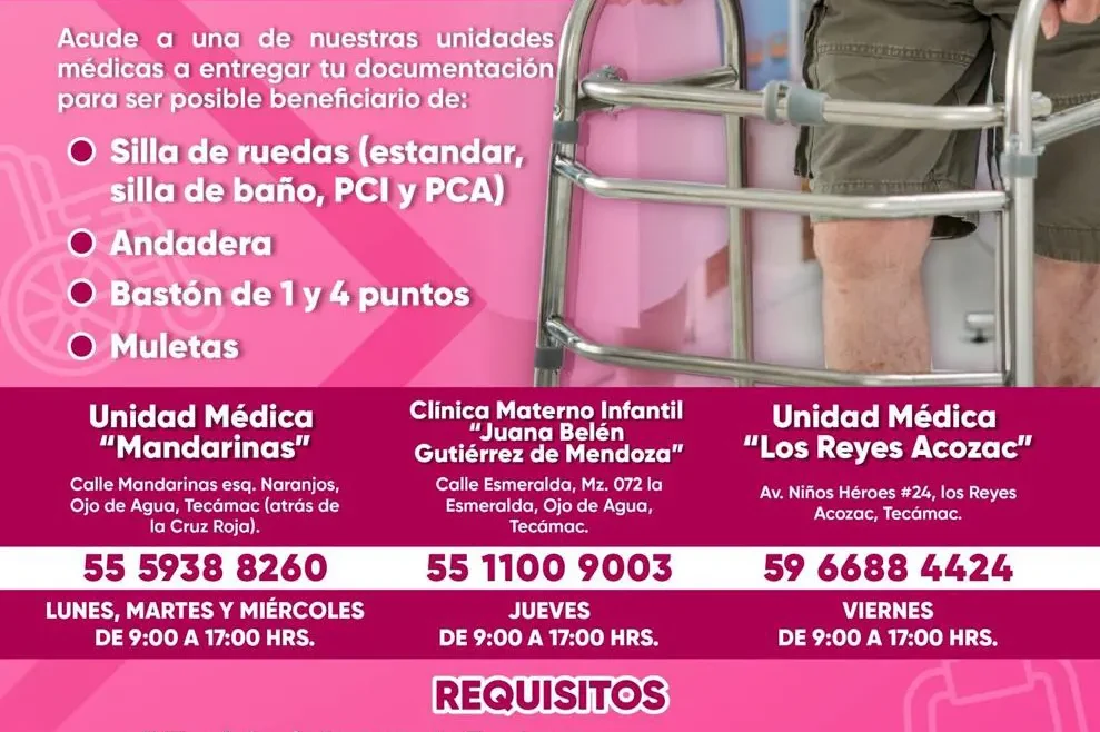 Entregará DIF Tecámac Aparatos Funcionales en Apoyo a los más Necesitados