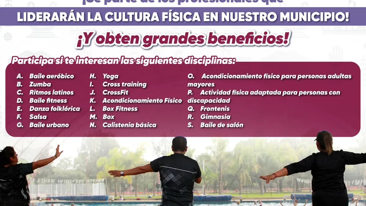 IMDEPORTE Publica Convocatoria para el Programa “En Forma Tecámac”