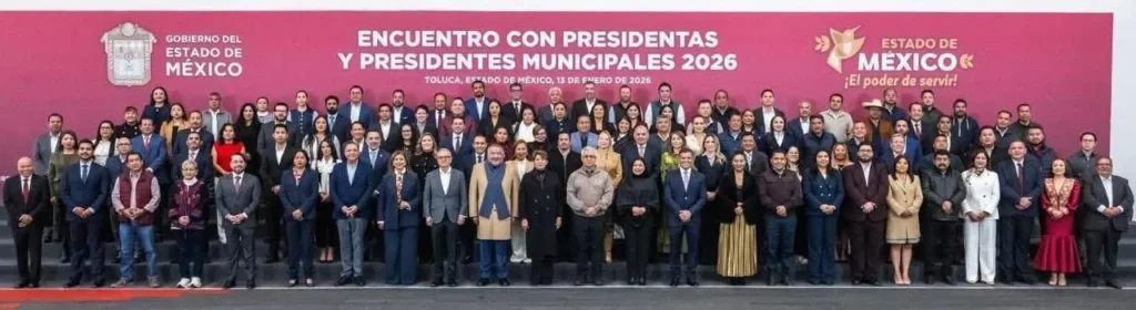 GOBERNADORA DELFINA GÓMEZ Y PRESIDENTA MUNICIPAL, ROSI WONG, REFRENDAN TRABAJO COORDINADO POR TECÁMAC, EN ENCUENTRO DE ALCALDES